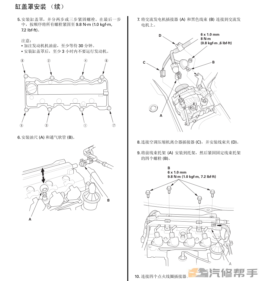 2009-2010年款本田锋范原厂维修手册电路图线路图资料下载