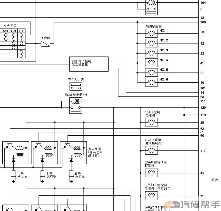 2005年款尼桑日产贵士原厂维修手册电路图线路图资料下载