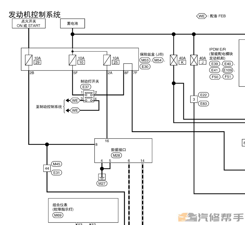 2015-2017年款尼桑日产楼兰汽油版原厂维修手册电路图线路图资料下载