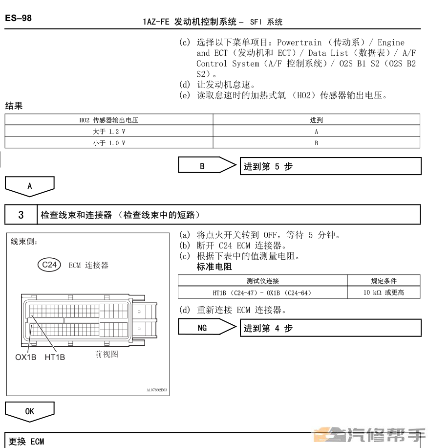 2006-2009年款丰田六代凯美瑞原厂维修手册电路图线路图资料下载