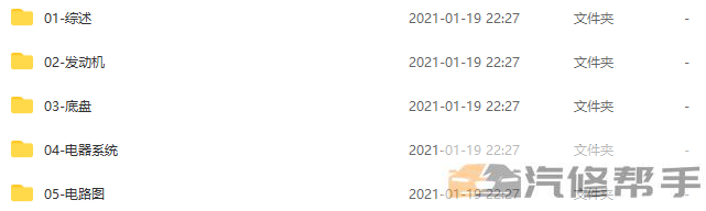 2017年款北汽幻速S7原厂维修手册电路图线路图资料下载