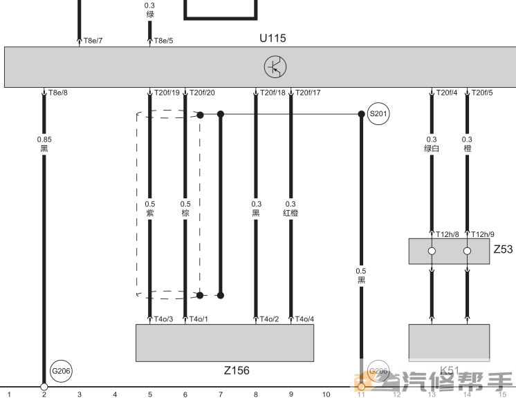 2016年款北汽绅宝D60原厂维修手册电路图线路图资料下载