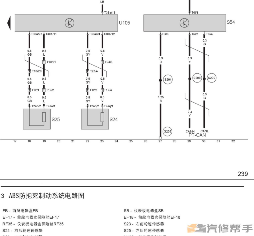 2017年款北汽新能源EU400维修手册电路图线路图资料下载