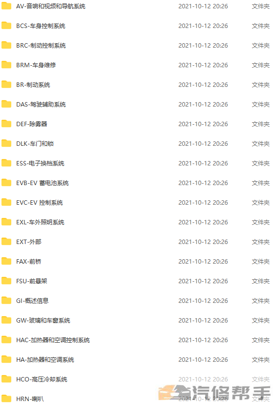 2019年款东风日产启辰T60EV原厂维修手册电路图线路图资料下载新能源纯电动
