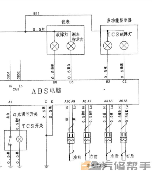 2003年款奇瑞东方之子维修手册电路图线路图资料下载