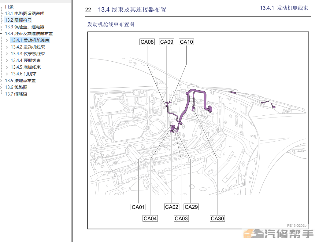 2013年款吉利帝豪EC718_EC715原厂维修电路图线路图资料下载