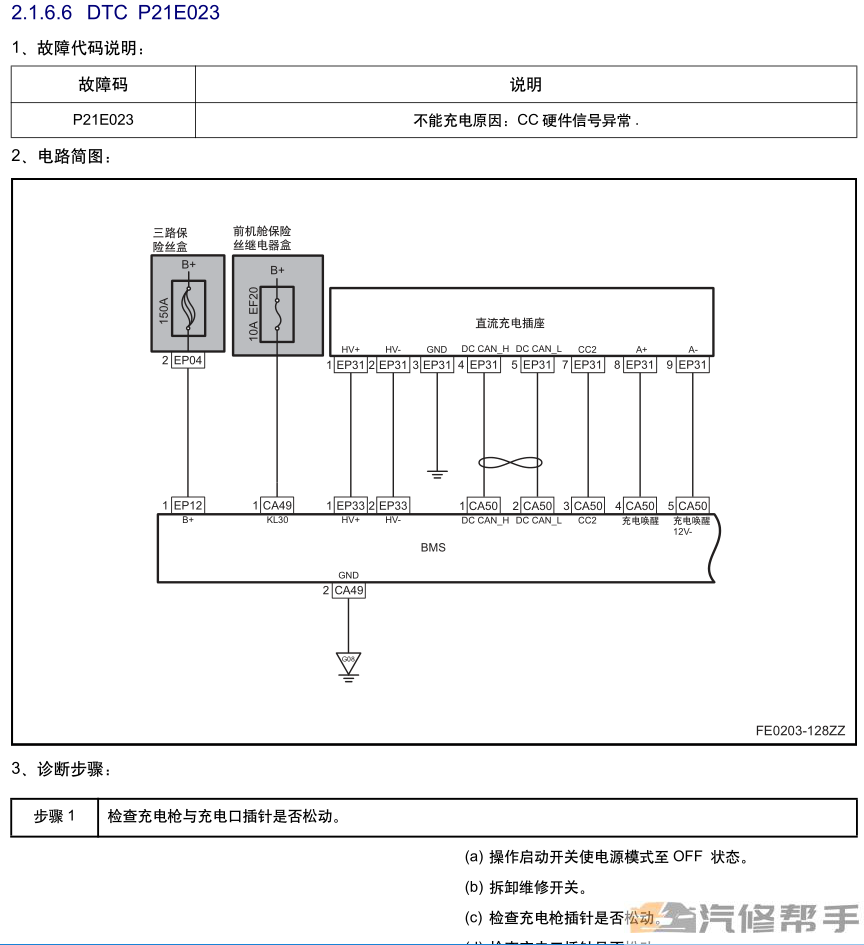 2017 2018年款吉利帝豪EV300原厂维修手册电路图线路图资料下载新能源纯电动