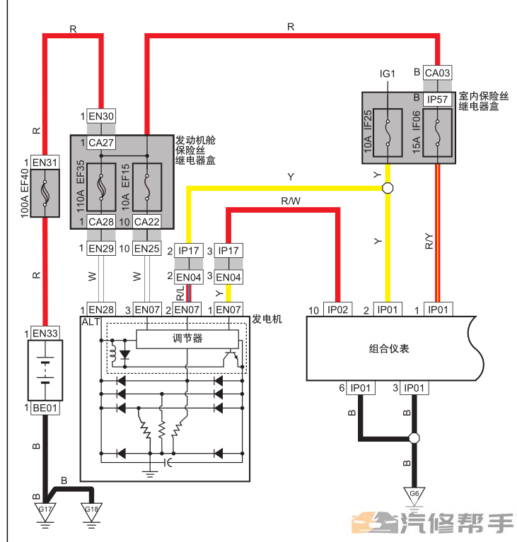 2010年款吉利帝豪EX718原厂电路图线路图资料下载