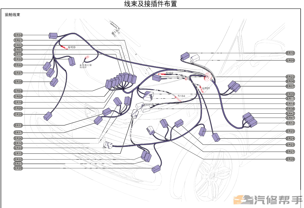 2016年款众泰E200原厂维修手册电路图线路图资料下载