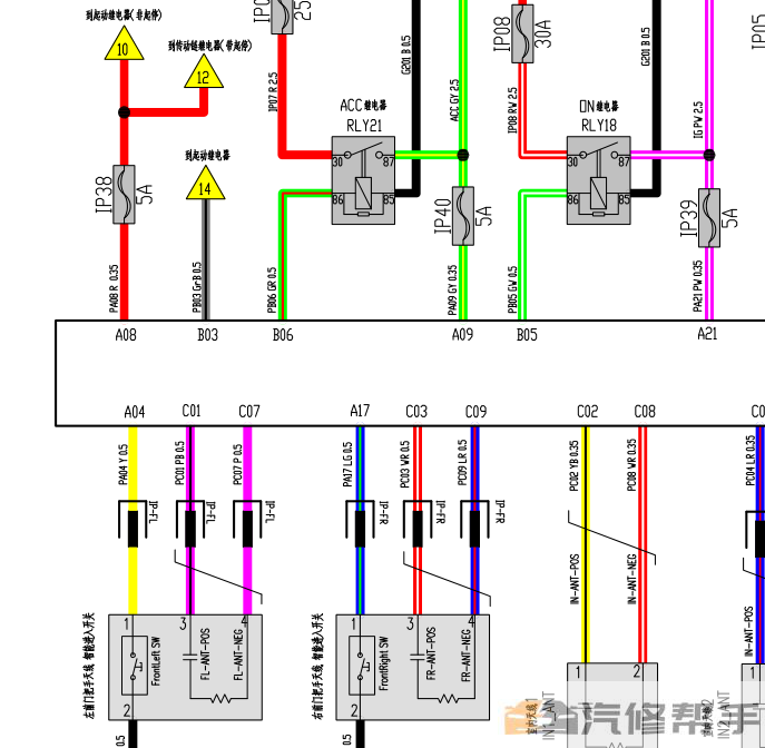 2017年款众泰汽车SR9原厂维修手册电路图线路图资料下载