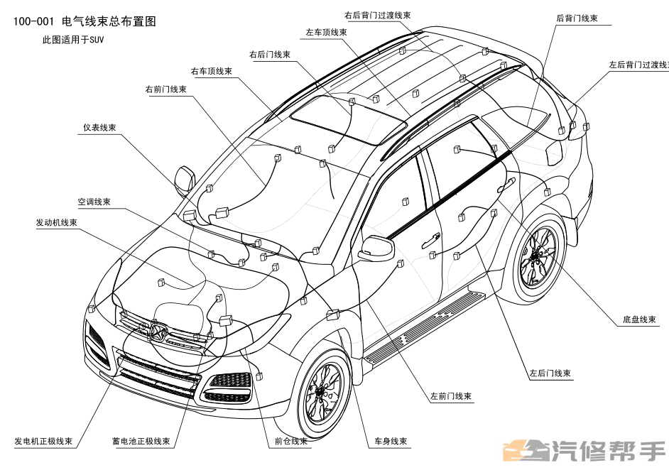 2013年款江铃驭胜原厂维修手册电路图线路图资料下载