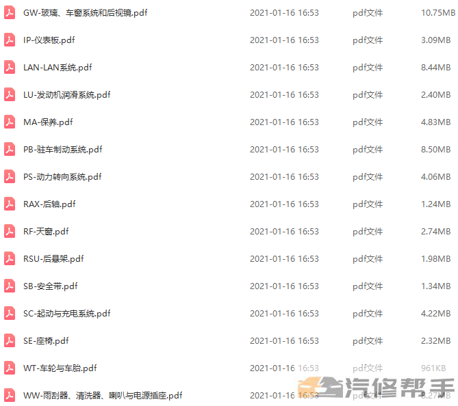 2017 2018年款纳智捷U6 优6原厂维修手册电路图线路图资料下载