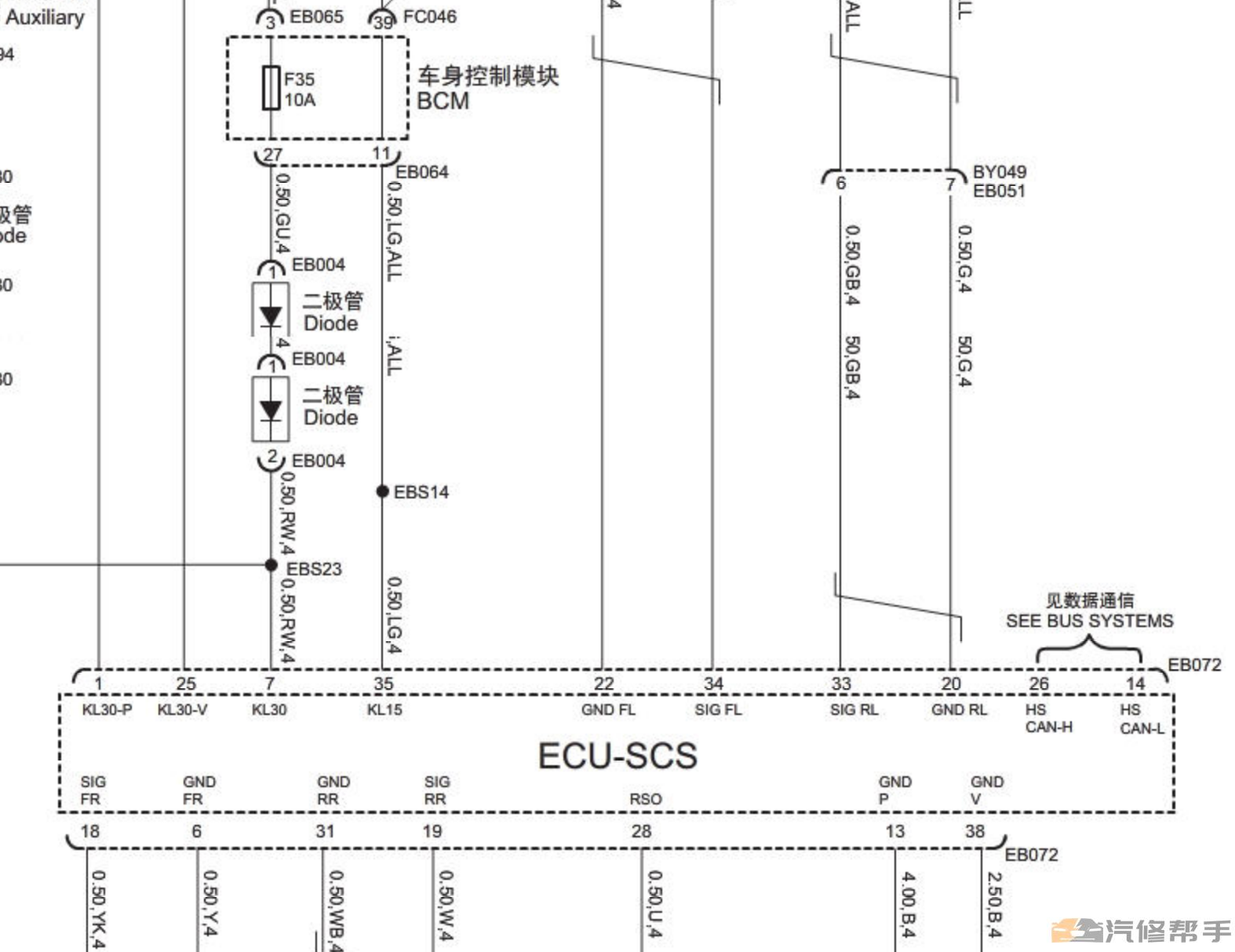 2013年款名爵6 MG6原厂维修手册电路图线路图资料下载