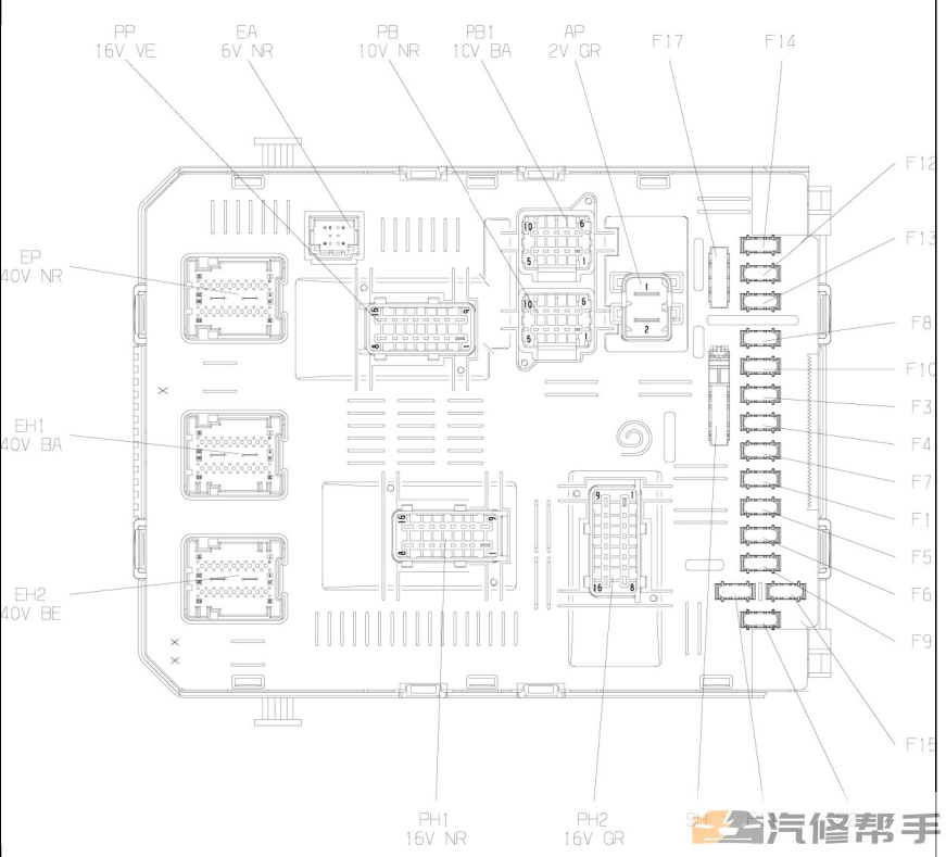 2009年款东风雪铁龙世嘉1.6 AT全车电路图线路图资料下载