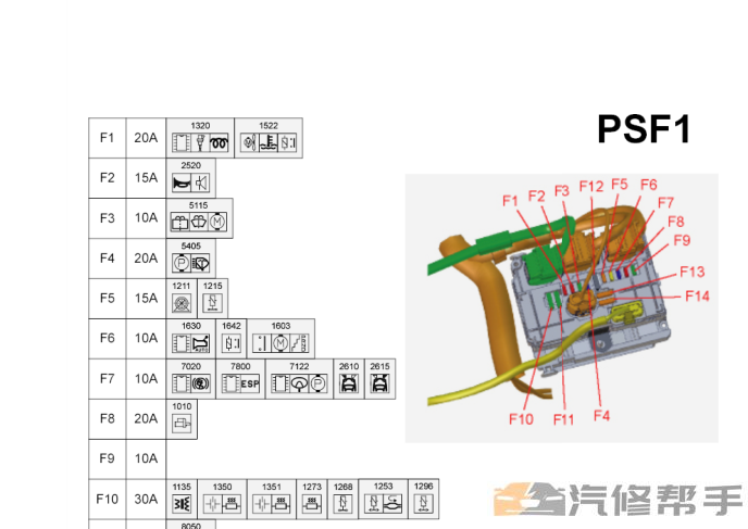 2007-2013年款东风标致307原厂维修手册电路图线路图资料下载