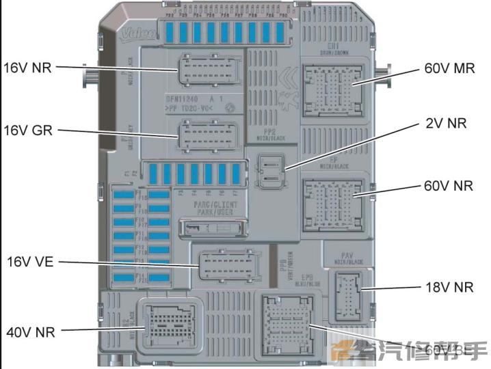 2014年款标致2008全车电路图线路图资料下载