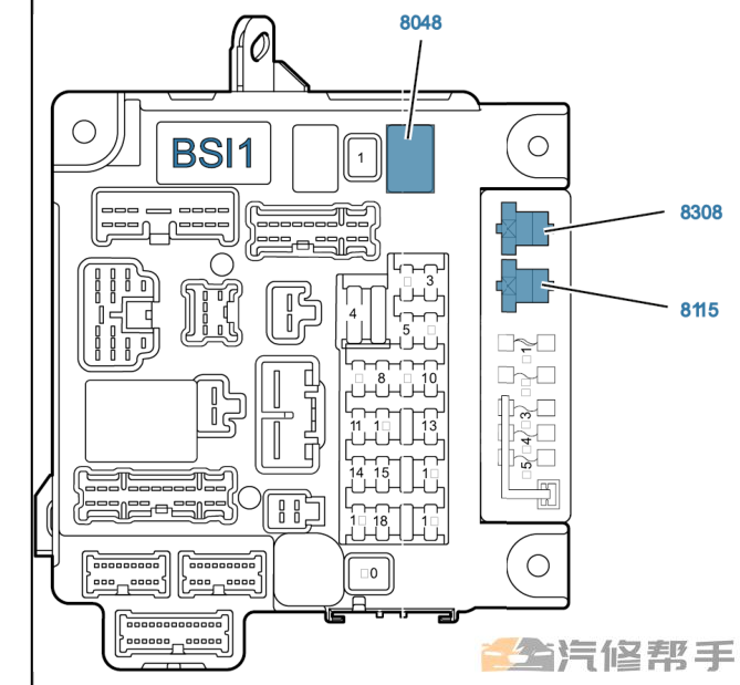 2014年款标致4008原厂维修手册电路图线路图资料下载