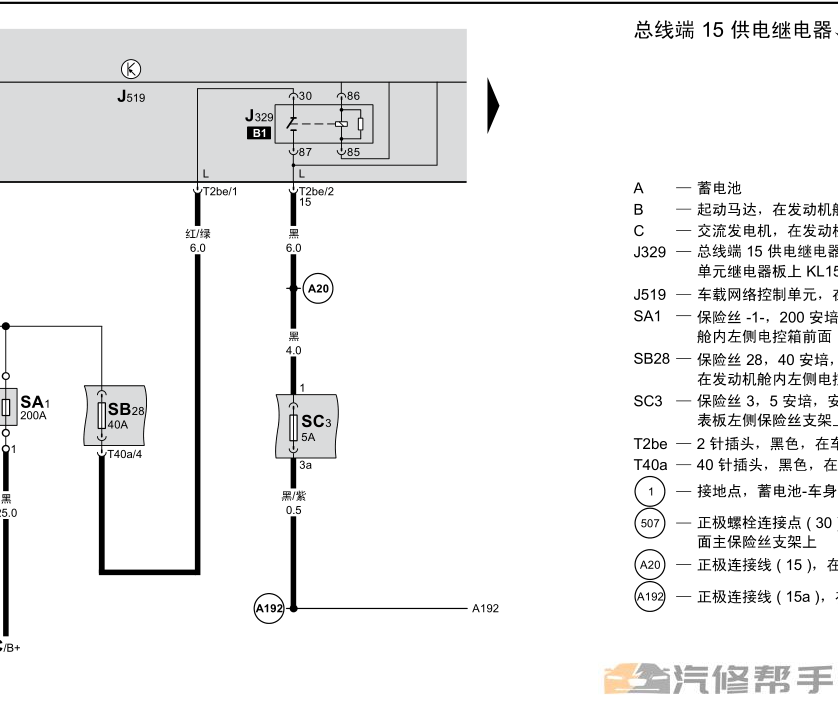 2007 2008年款斯柯达明锐 电路图线路图资料下载