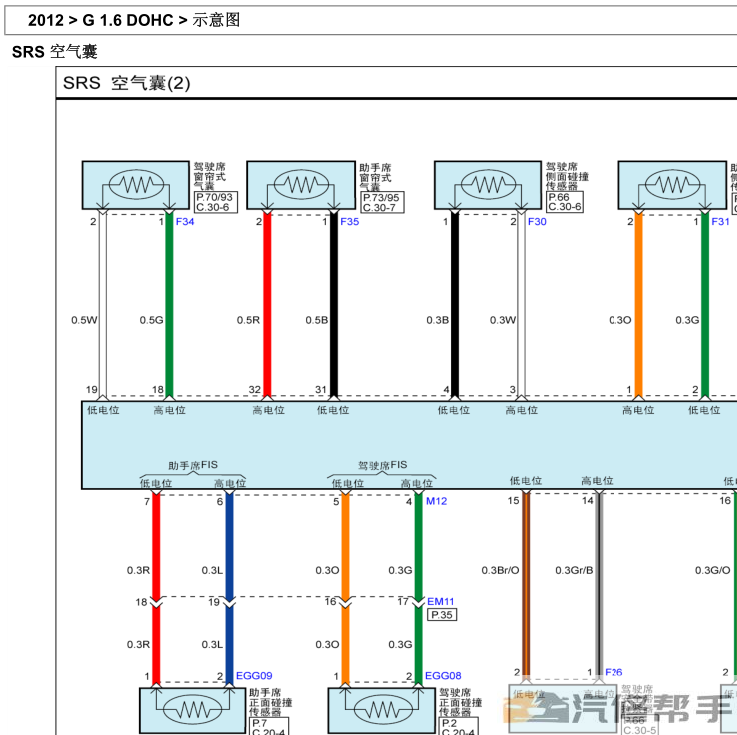 2012年款起亚K2 1.6原厂电路图线路图资料下载