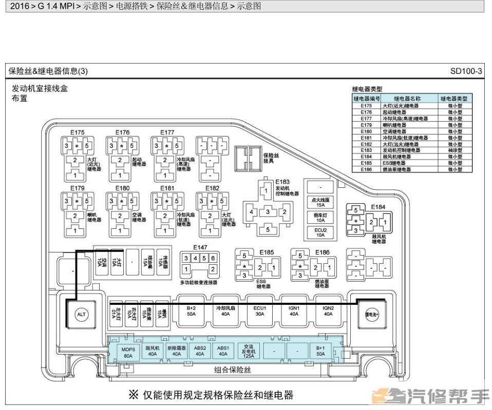 2016年款现代瑞纳、瑞奕原厂电路图线路图资料下载