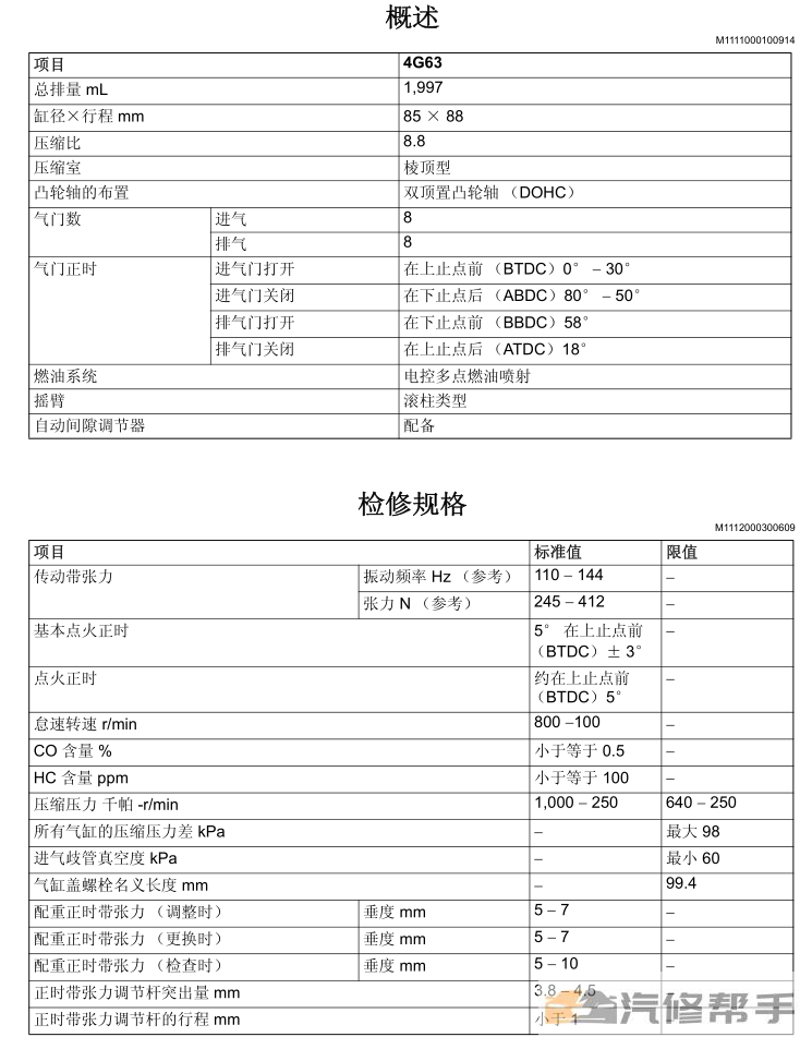2007年款三菱EVO9代 EVOLUTION九代原厂维修手册电路图资料下载