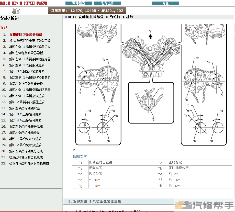 2013 2014年雷克萨斯lx570 lx460维修手册电路图线路发动机正时资料下载