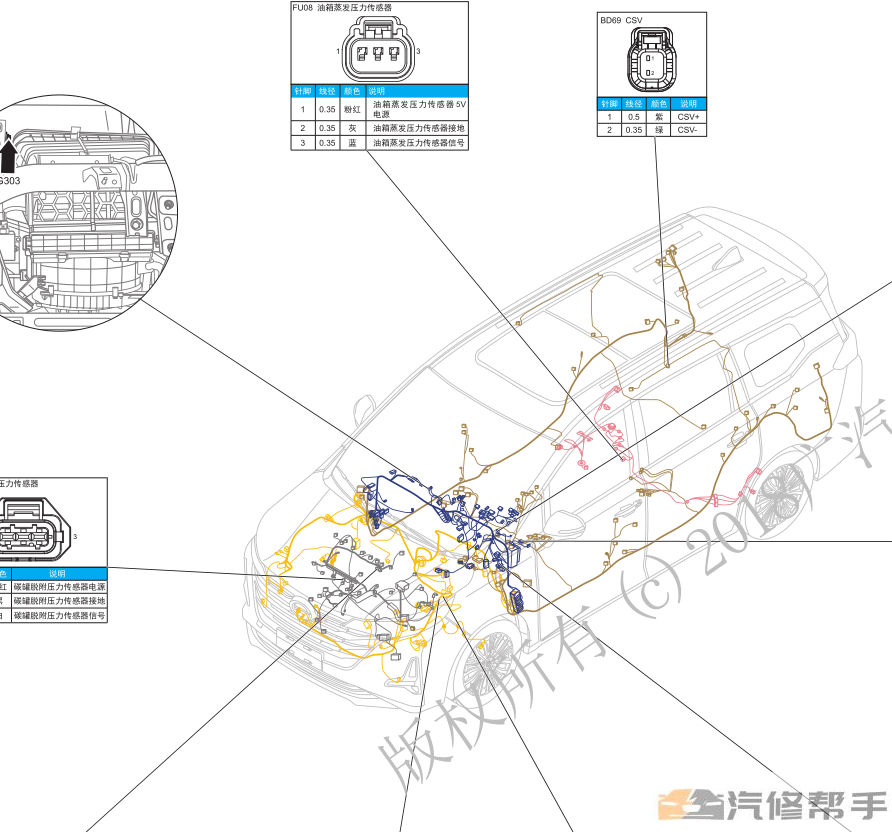 2019年款广汽传祺GM6原厂维修手册电路图线路图资料发动机正时下载