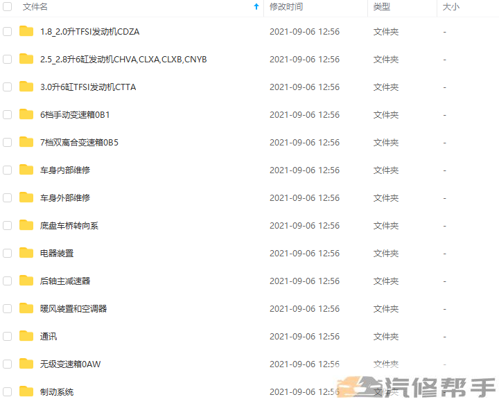 2015-2017年款奥迪A6L（C7）原厂维修手册电路图线路图接线图资料下载