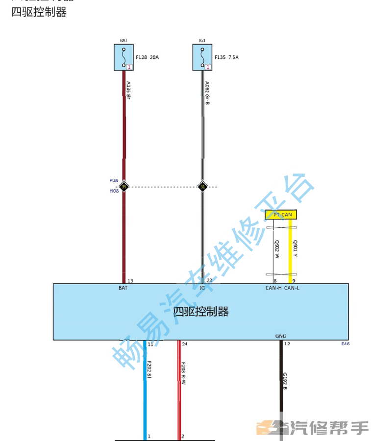 2018-2019年款长城哈弗F7X原厂电路图线路图资料下载