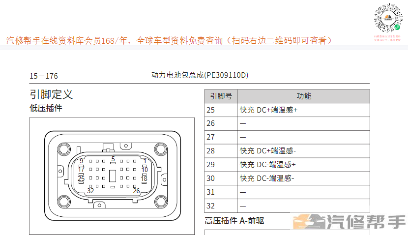 2022年魏派拿铁（PHEV）维修手册电路图线路图资料下载