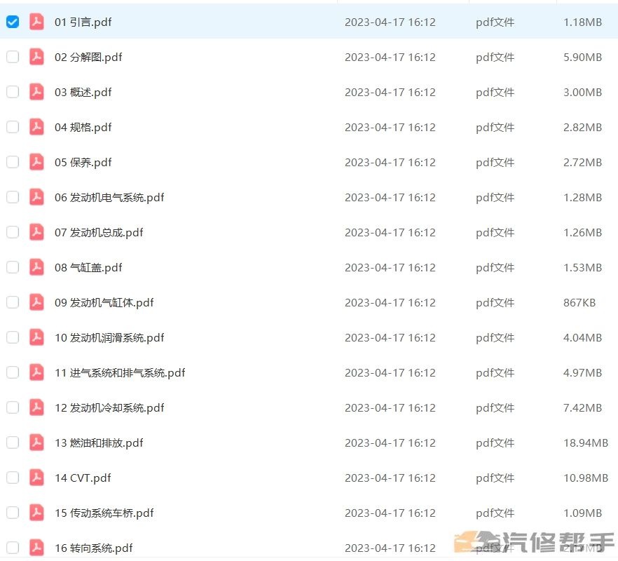 2022年款本田十一代维修手册电路图线路接线图资料下载