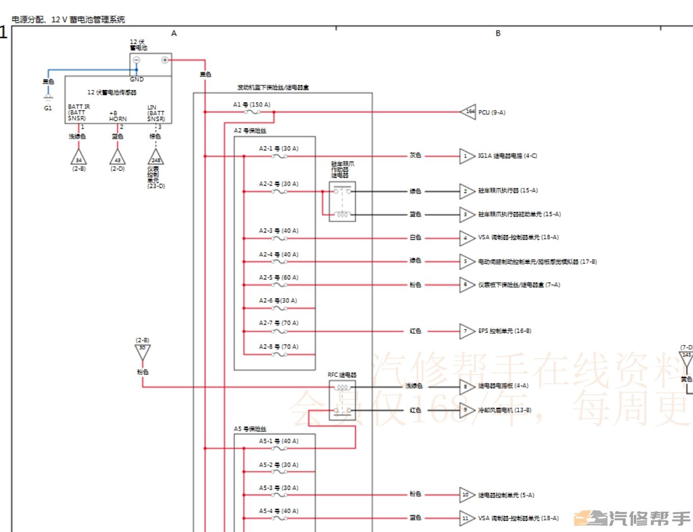 2019年本田十代雅阁（混动）维修手册电路图线路接线资料下载