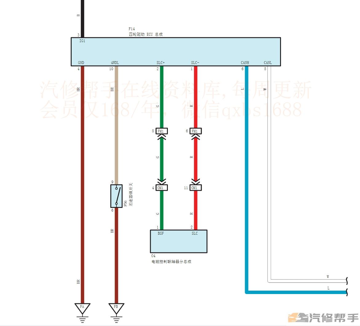 2015-2017年丰田汉兰达维修手册电路图资料下载