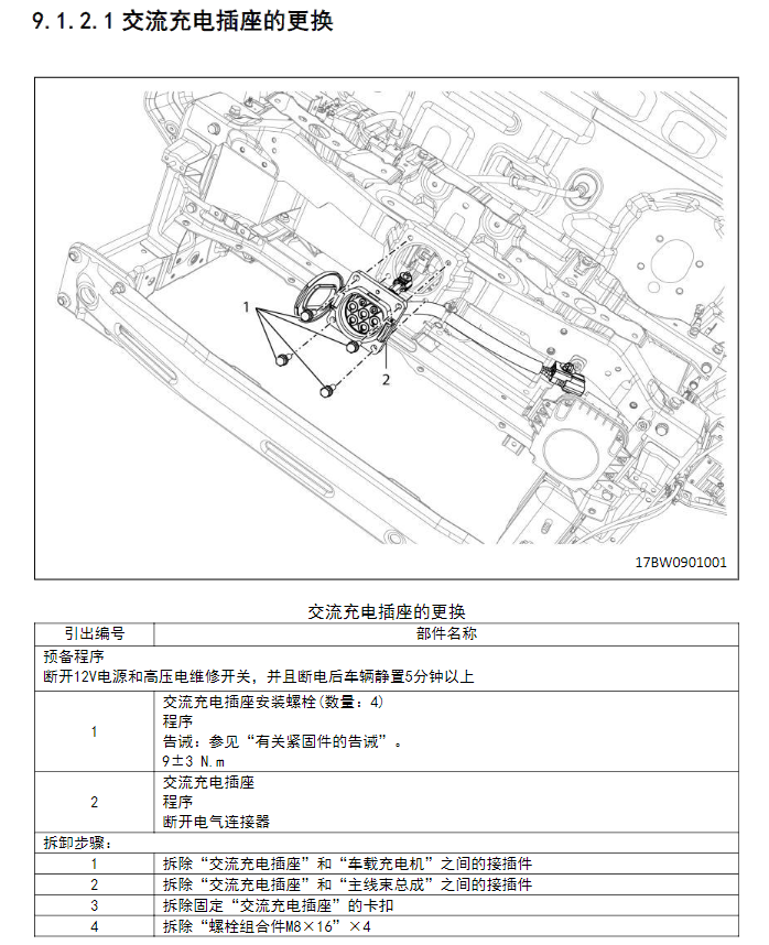 2017年宝骏E100 E200电动车维修手册资料下载