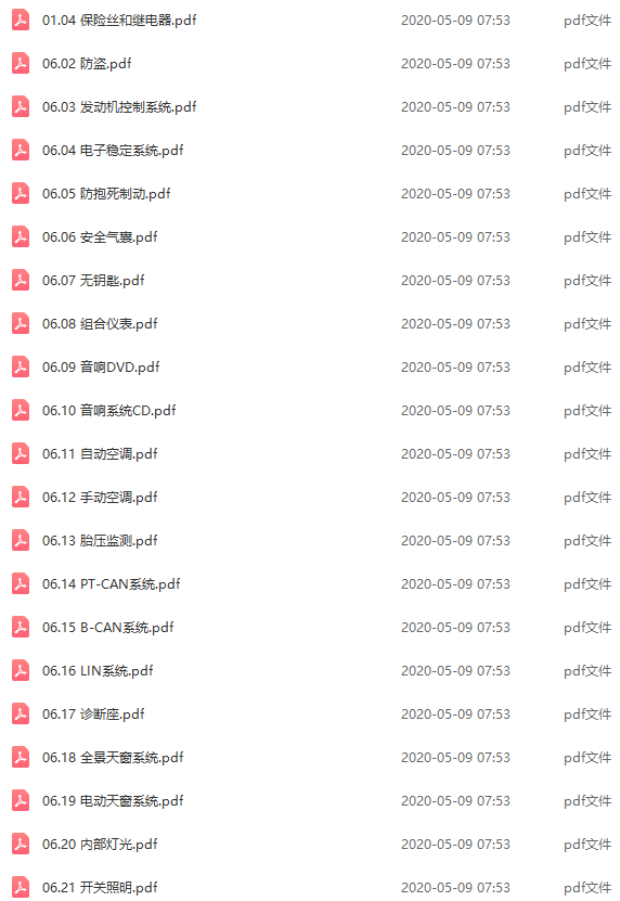 2016年款北汽威旺S50原厂维修电路图资料下载