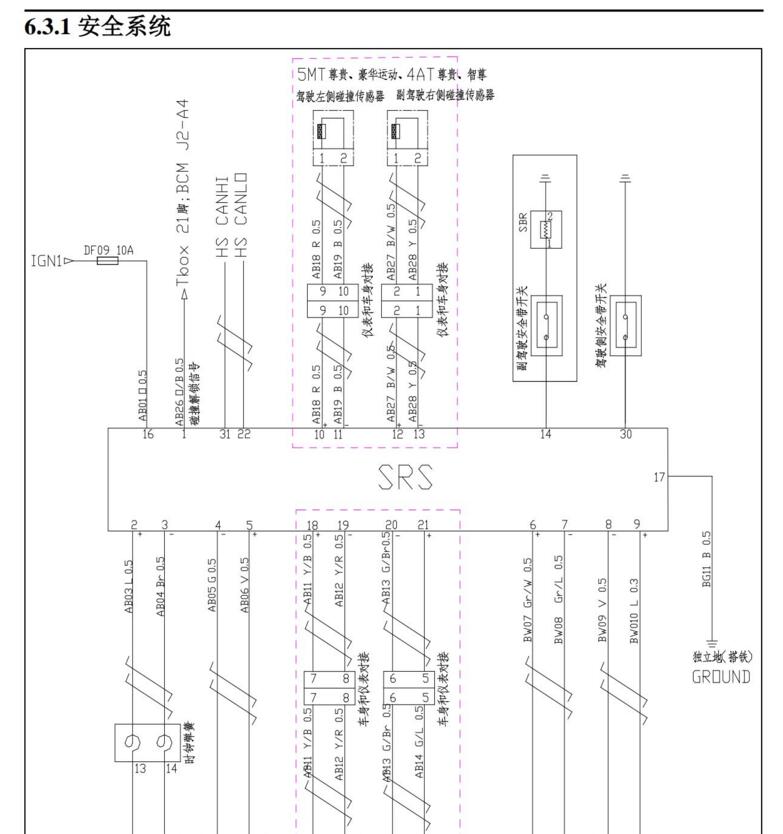 2017年款长安CS35维修电路图资料下载